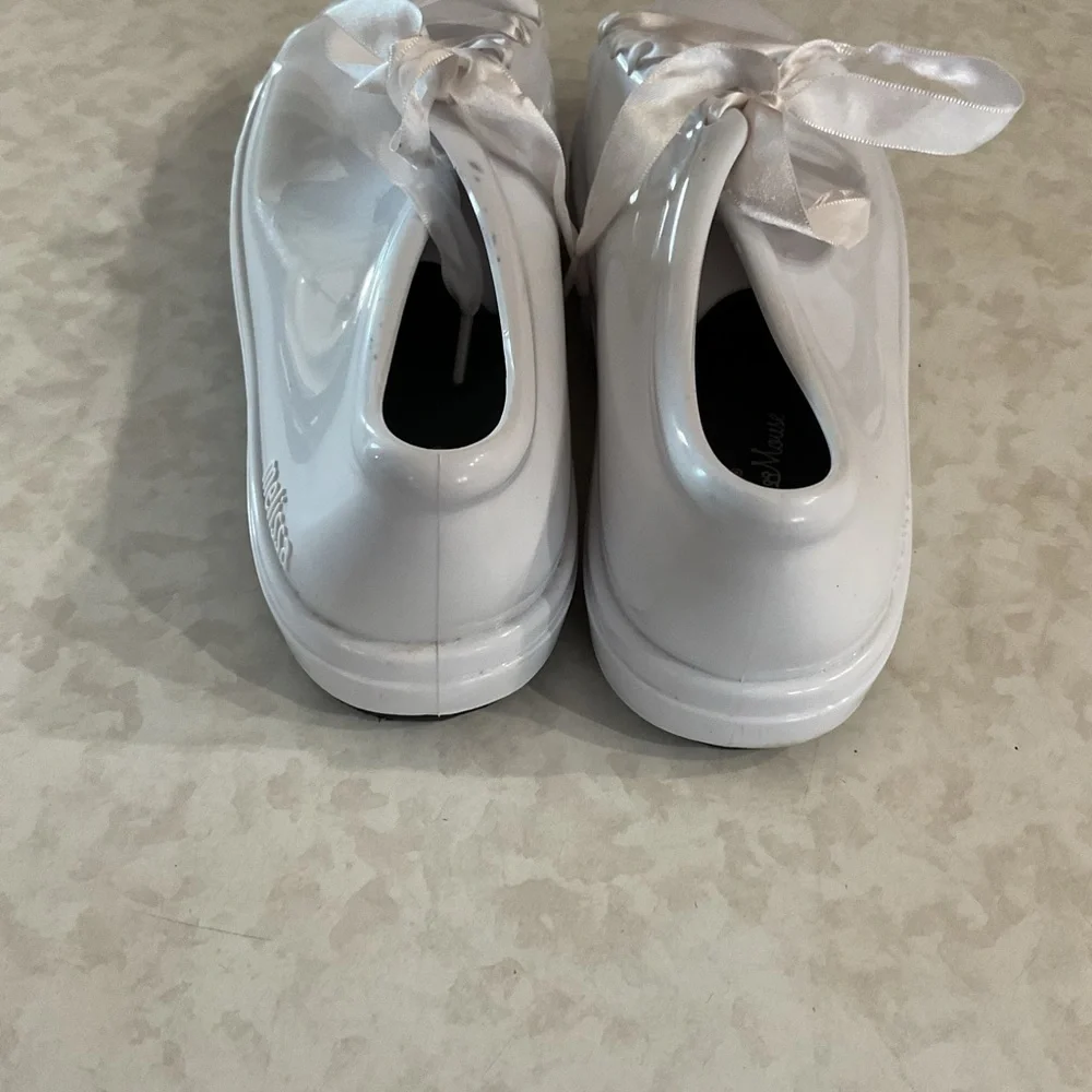 Melissa Minnie Mouse Elegant White Women's Shoes size 8 - Picture 3 of 7